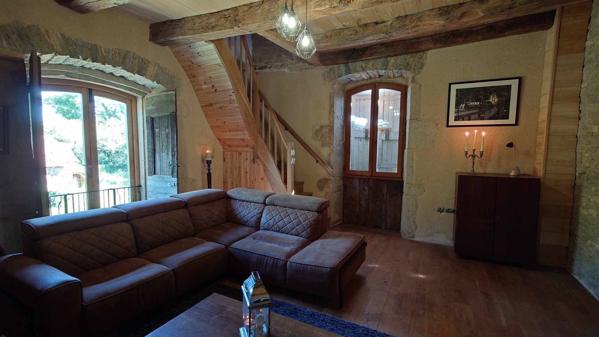 Chambre cathédrale du Gîte Ocarlax de Pech Bernou